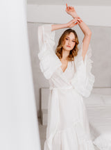 Morgenmantel Gaylene in weiß