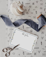 JGA Korbtasche mit Hangover Kit und Haargummi in blau - weddorable